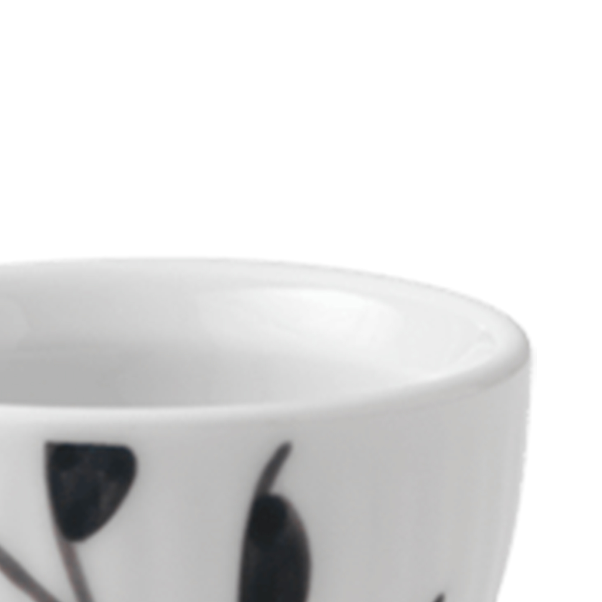 Zoom billed af Sort Mega Riflet Æggebæger 4,8 cm, 2 stk